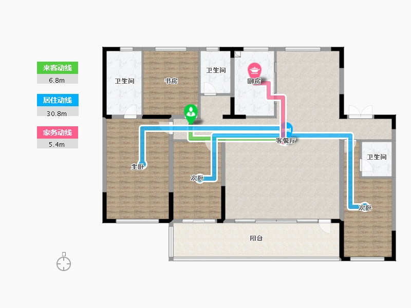 辽宁省-盘锦市-天玺东城-202.05-户型库-动静线