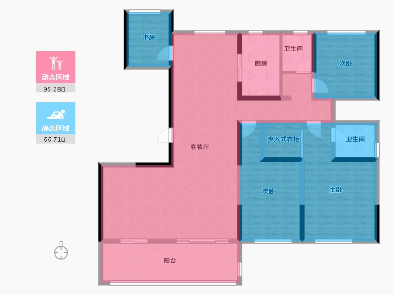 安徽省-合肥市-蜀山城投鸿博园-145.51-户型库-动静分区