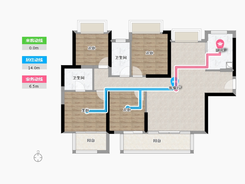 福建省-泉州市-建发·缦云-99.00-户型库-动静线