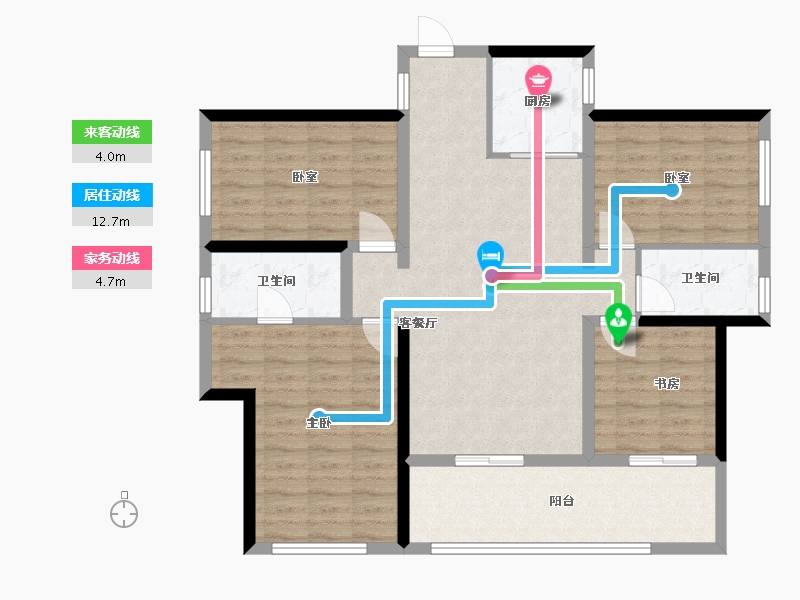 广西壮族自治区-南宁市-中交公园学府-101.99-户型库-动静线