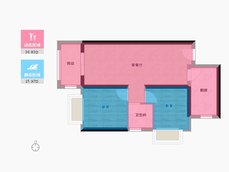 广东省-深圳市-京基璟誉府-46.28-户型库-动静分区