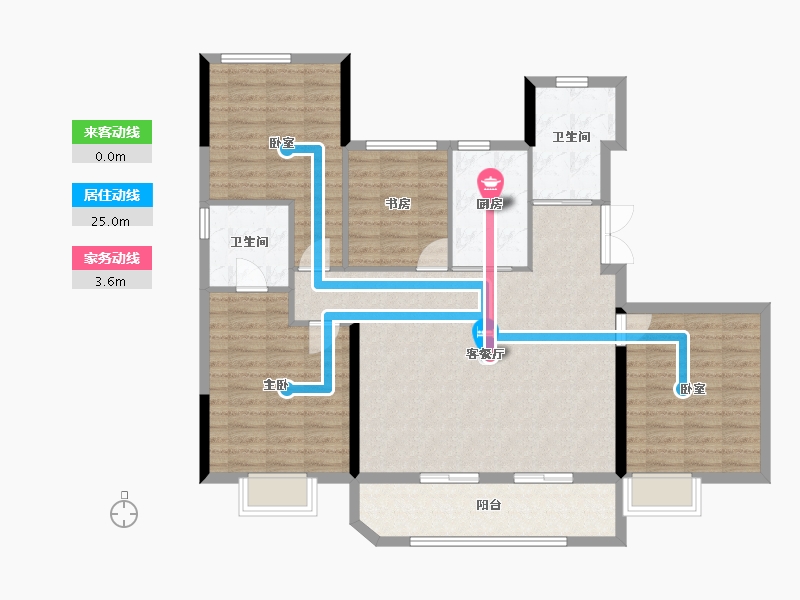 浙江省-宁波市-铁建·明贤府-114.02-户型库-动静线