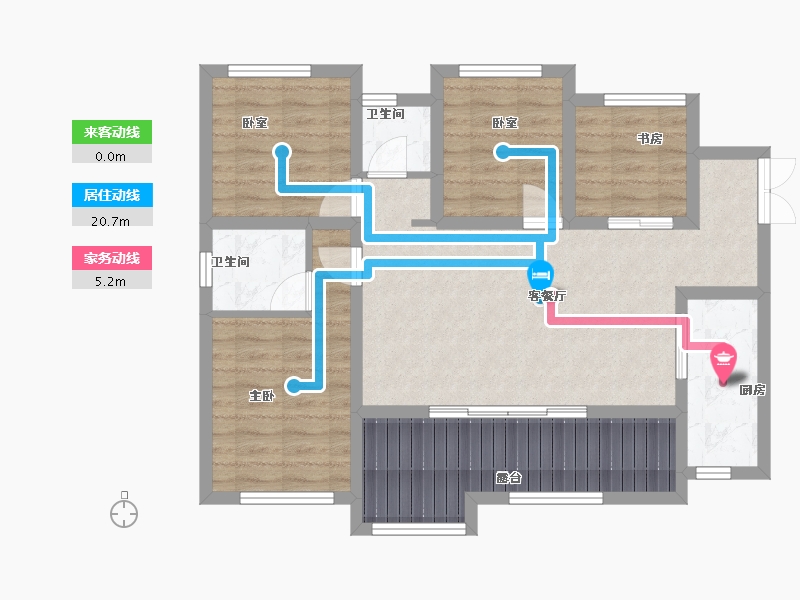 四川省-成都市-盛世天玺-83.08-户型库-动静线