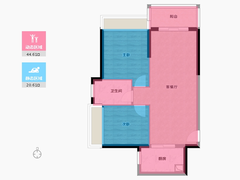 广东省-东莞市-松山湖科学城国际人才社区-58.48-户型库-动静分区