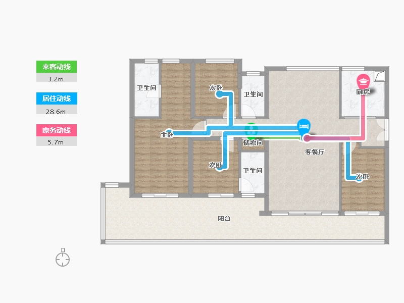 福建省-福州市-建发灏云-140.00-户型库-动静线