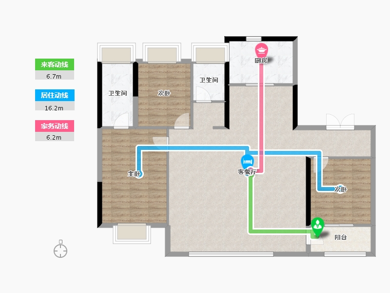 安徽省-合肥市-中交九宸-118.43-户型库-动静线