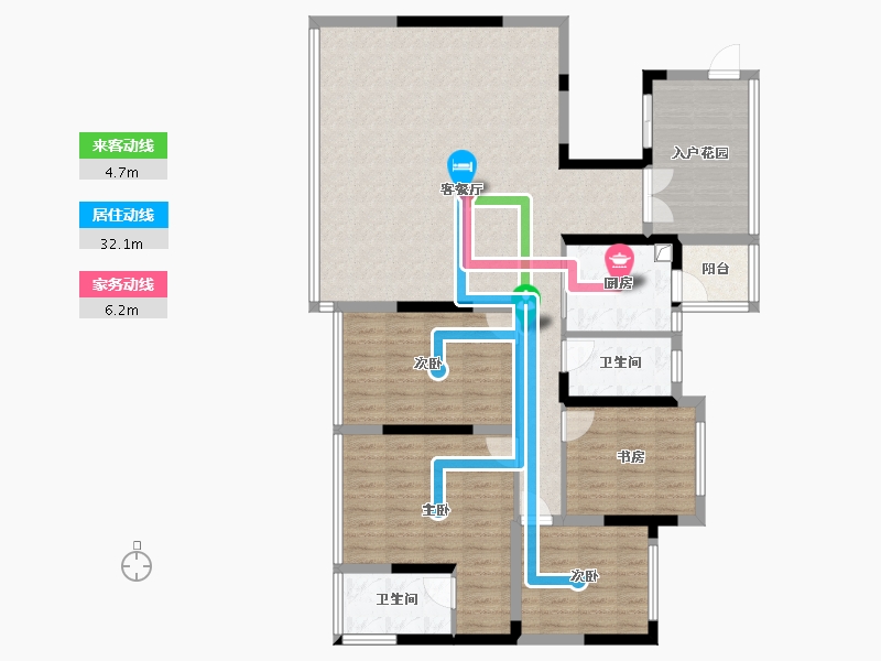 四川省-宜宾市-誉江境-112.08-户型库-动静线