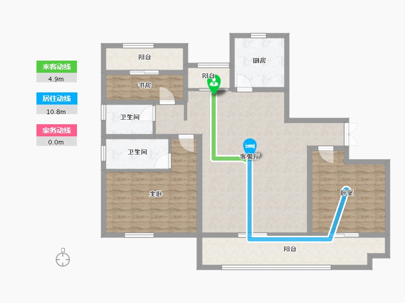 江西省-九江市-荷塘新村-116.00-户型库-动静线