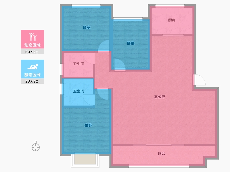 山东省-滨州市-颐和书院-98.07-户型库-动静分区