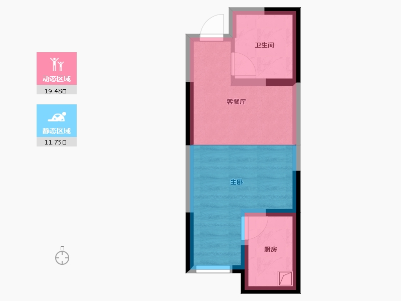 河南省-郑州市-壇山名居-35.00-户型库-动静分区