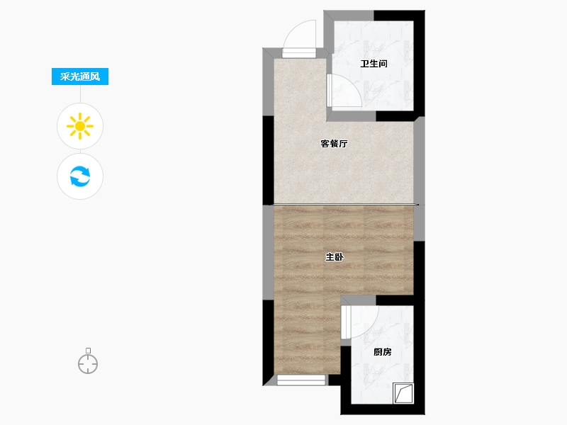 河南省-郑州市-壇山名居-35.00-户型库-采光通风