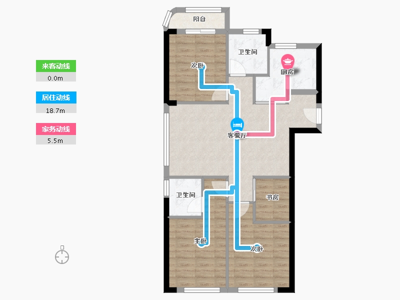 福建省-厦门市-同安区七星湾TOD-79.57-户型库-动静线