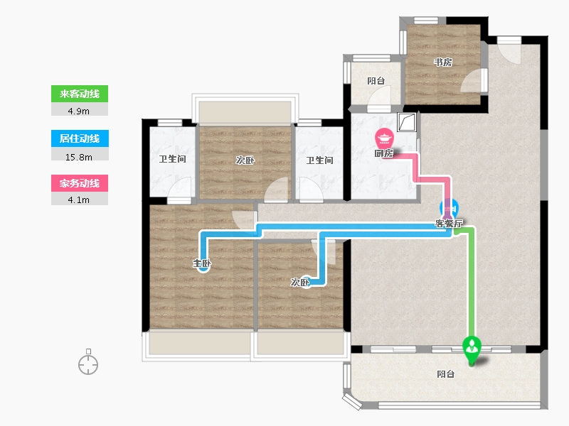 广东省-汕头市-海怡半岛-114.40-户型库-动静线