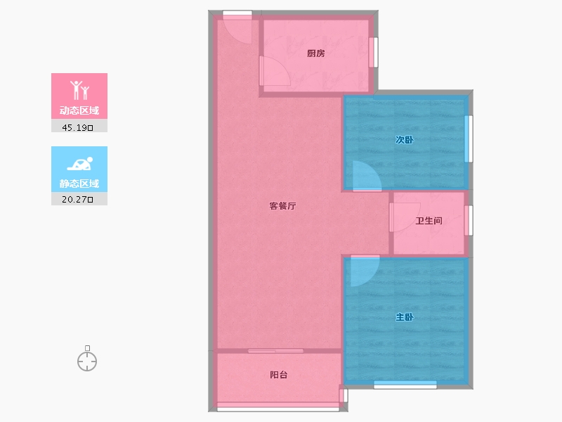 广东省-珠海市-中珠新村-二期-57.99-户型库-动静分区