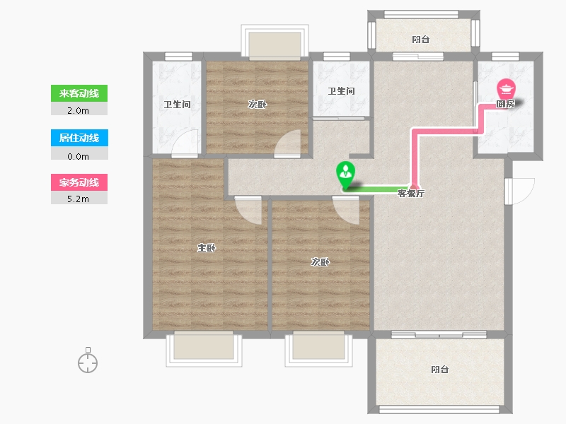 湖北省-襄阳市-国投智院-98.45-户型库-动静线