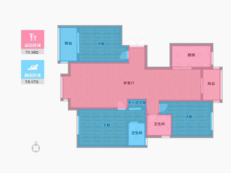 山西省-临汾市-中铁富丽-115.78-户型库-动静分区