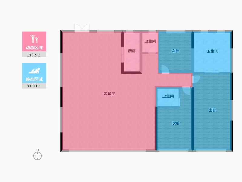 河北省-衡水市-泰昌森缇-181.96-户型库-动静分区