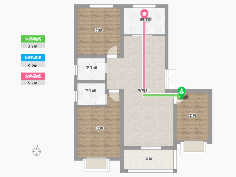 山西省-运城市-西建天茂和郡-92.00-户型库-动静线