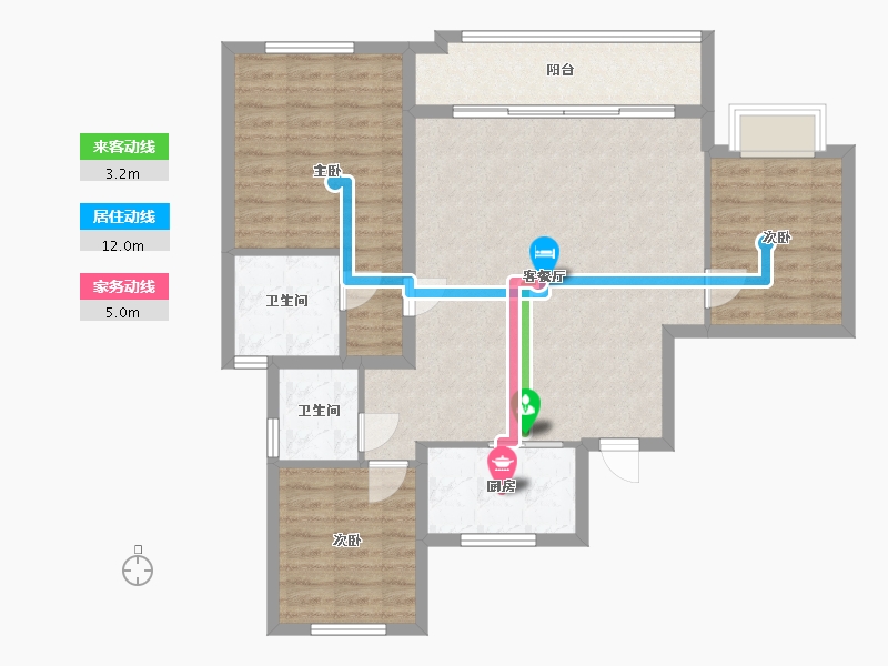 山东省-济南市-中海紫御东郡-西区-100.00-户型库-动静线