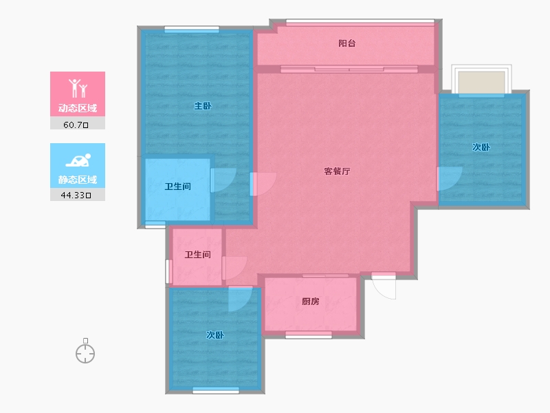 山东省-济南市-中海紫御东郡-西区-100.00-户型库-动静分区