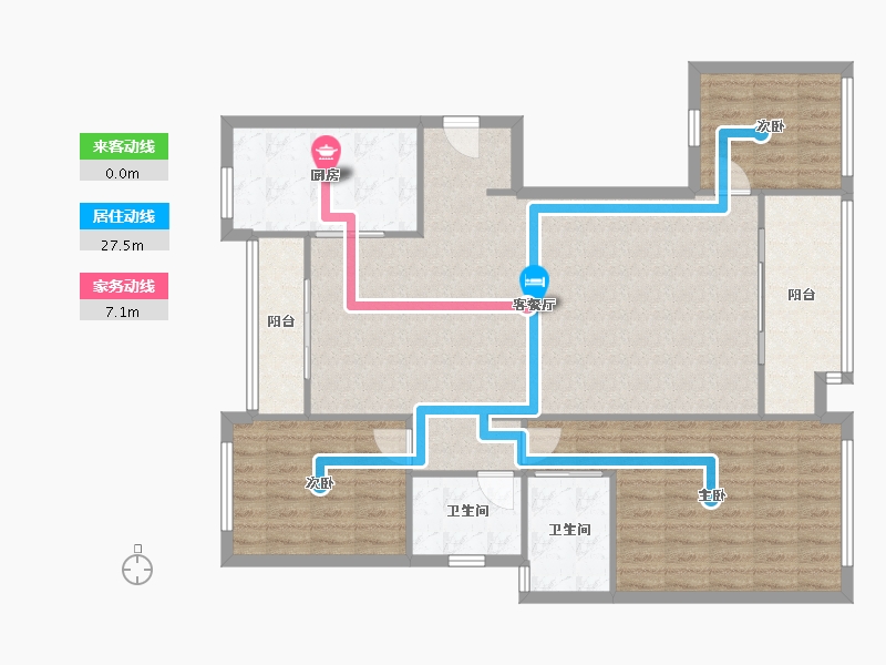 四川省-成都市-左岸花都-120.40-户型库-动静线