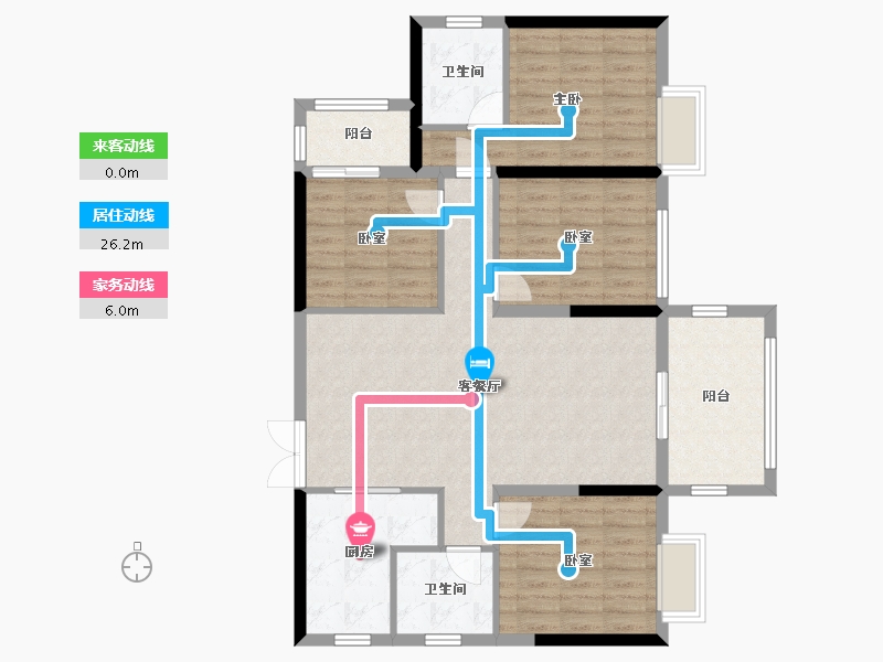 广西壮族自治区-南宁市-盛邦滨江府-102.40-户型库-动静线