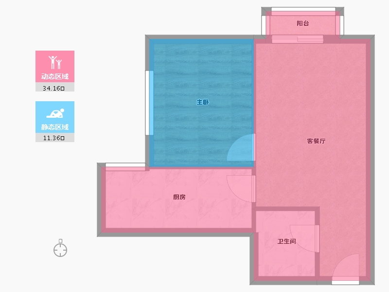 河北省-廊坊市-天洋城-东区-39.70-户型库-动静分区