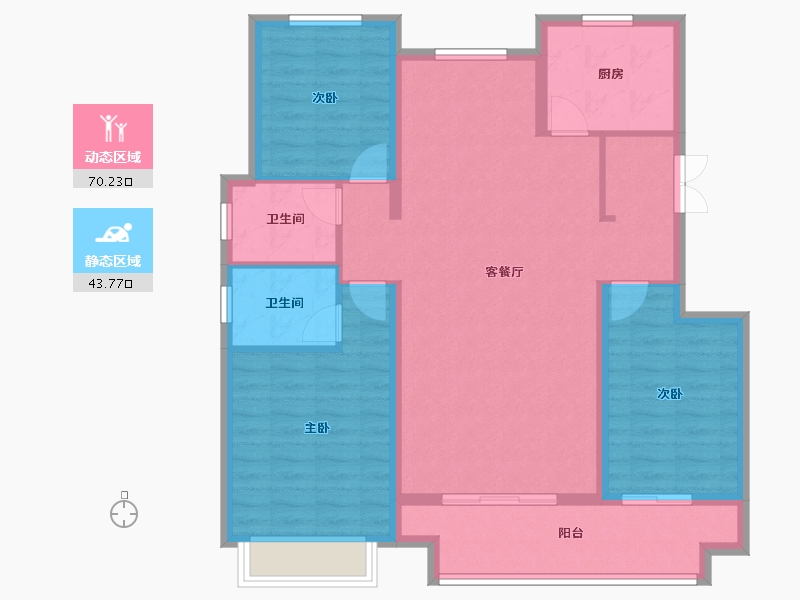 河北省-邢台市-卓丰德贤府-108.00-户型库-动静分区