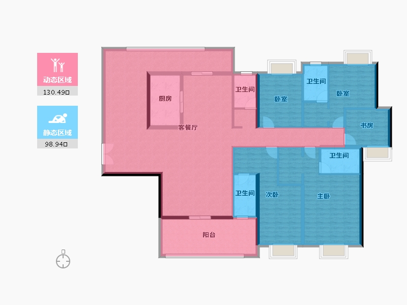 广东省-河源市-泰和龙岸-211.92-户型库-动静分区