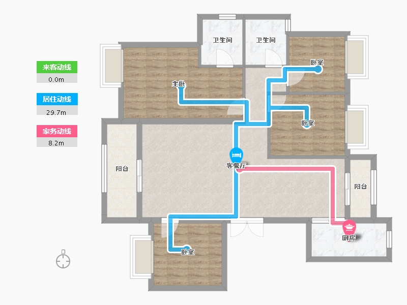 湖南省-永州市-中建滨江新城-112.00-户型库-动静线