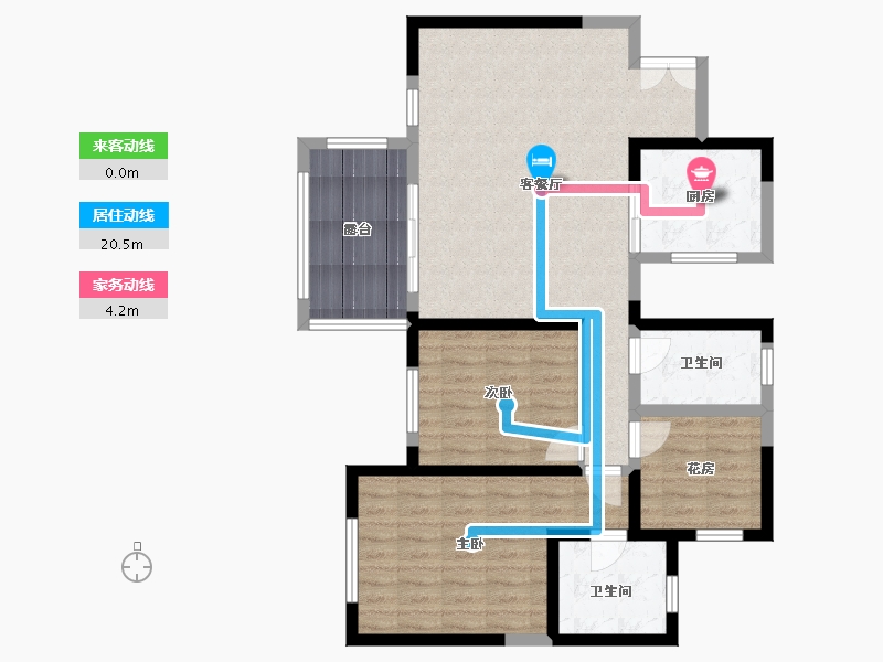 四川省-成都市-龙城国际-81.60-户型库-动静线