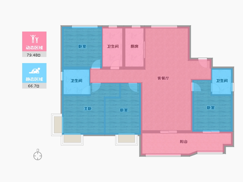 广东省-中山市-富元108-149.00-户型库-动静分区