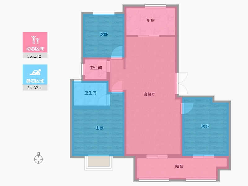 河北省-邢台市-天一上城-100.00-户型库-动静分区