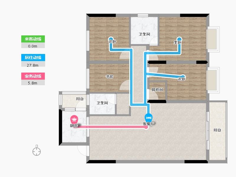 广西壮族自治区-河池市-东谋新城-122.28-户型库-动静线