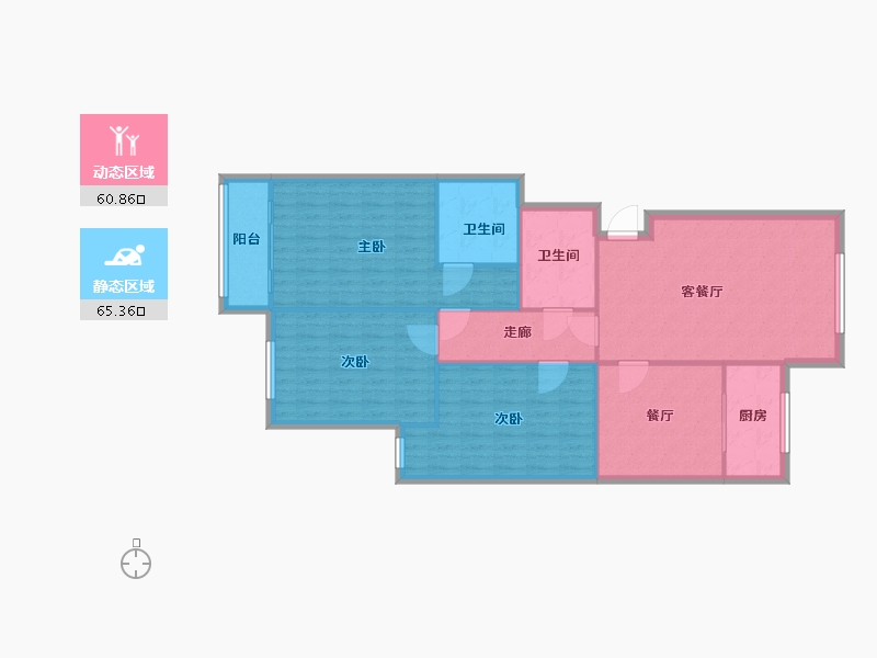 河北省-邯郸市-今日佳园-115.89-户型库-动静分区