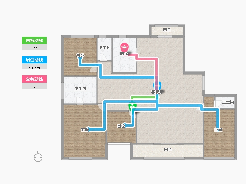 江苏省-盐城市-世茂璀璨星河-237.00-户型库-动静线