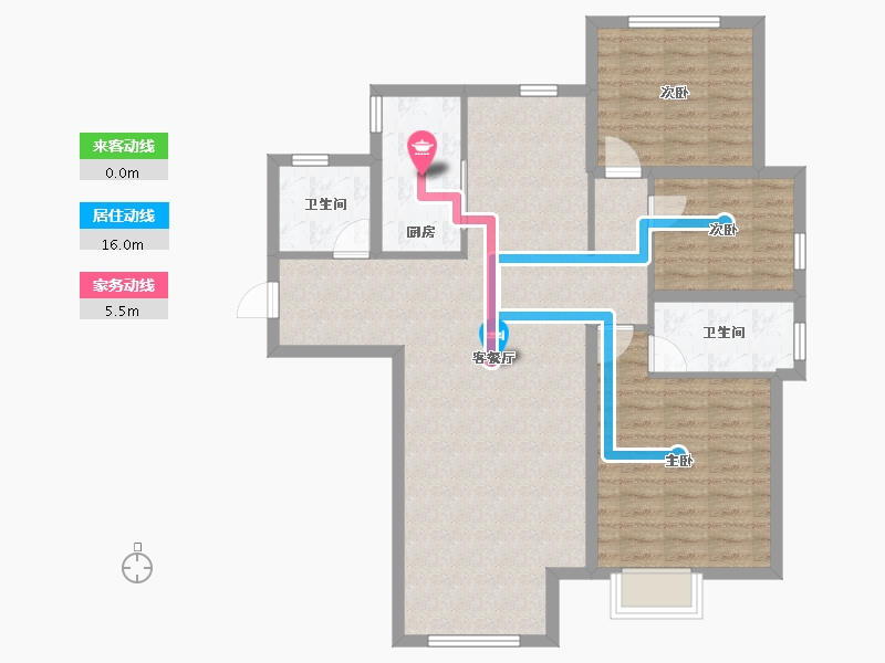 河北省-保定市-东湖尚品-104.00-户型库-动静线