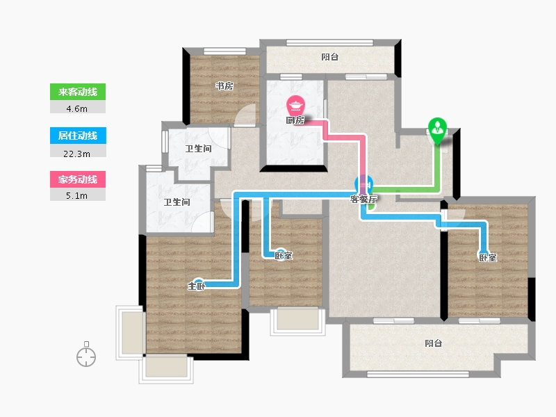 江西省-宜春市-昌盛樾园-115.20-户型库-动静线