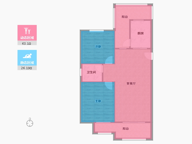 陕西省-汉中市-智慧城-81.20-户型库-动静分区