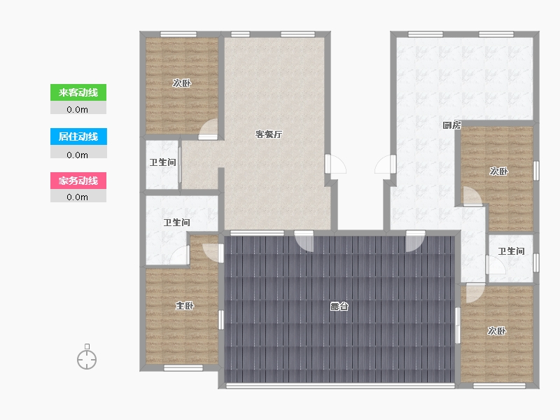 河北省-保定市-吉瑞花园-185.60-户型库-动静线