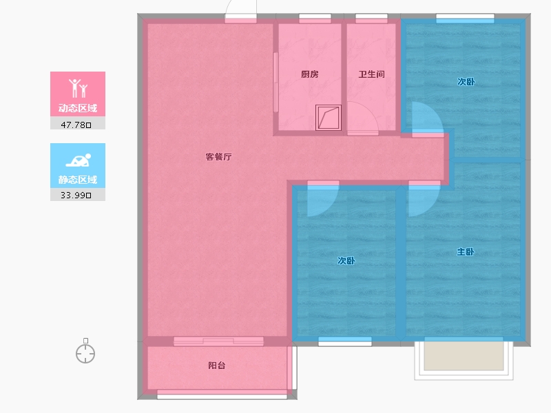 河北省-衡水市-富丽新城-82.02-户型库-动静分区