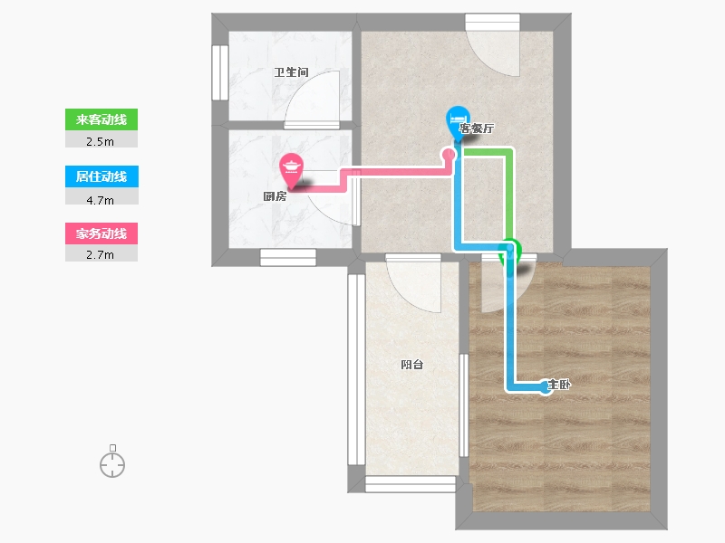 广东省-广州市-同德花园-同雅苑-31.46-户型库-动静线