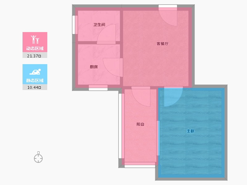 广东省-广州市-同德花园-同雅苑-31.46-户型库-动静分区