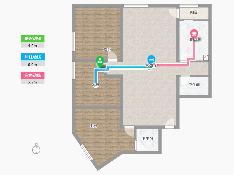 河南省-郑州市-中林嘉苑-108.80-户型库-动静线