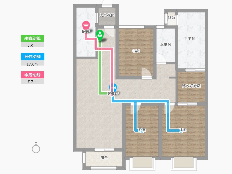 河南省-商丘市-西部新城-99.51-户型库-动静线