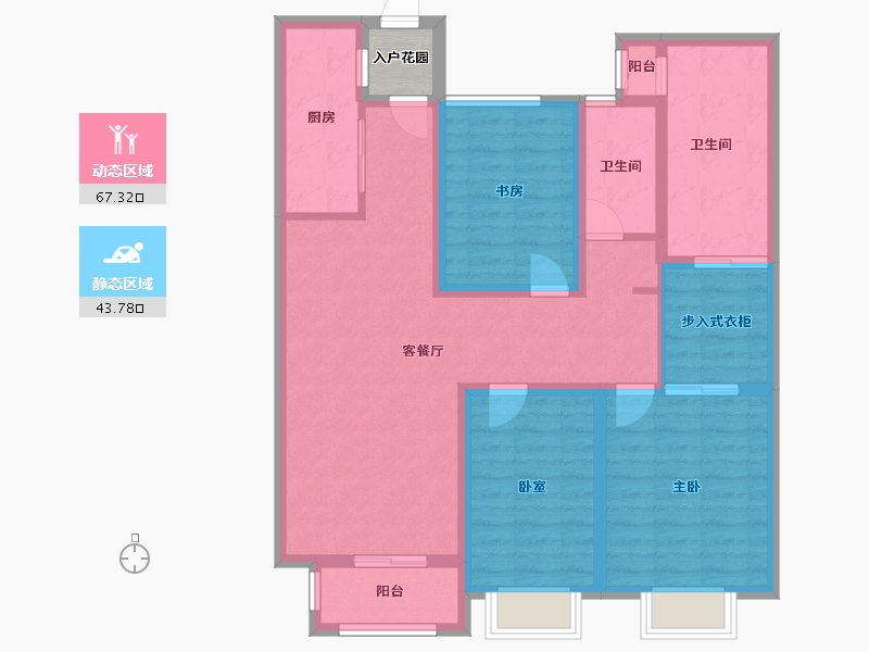 河南省-商丘市-西部新城-99.51-户型库-动静分区