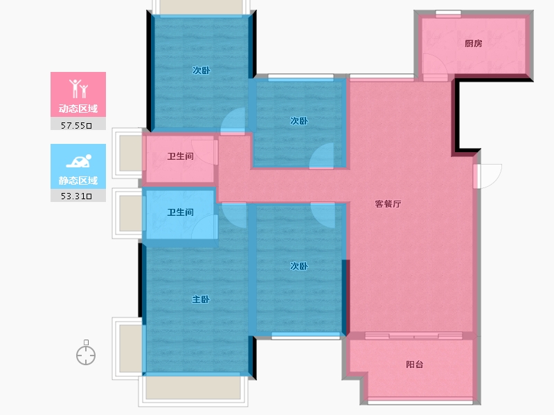 湖南省-张家界市-唯读逸臣公园-139.00-户型库-动静分区