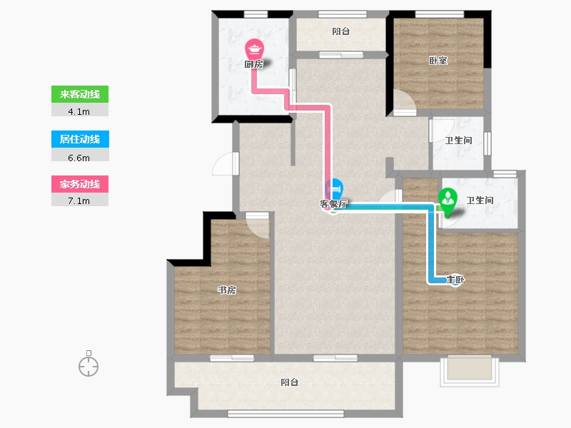 安徽省-阜阳市-安建雍和府-118.00-户型库-动静线