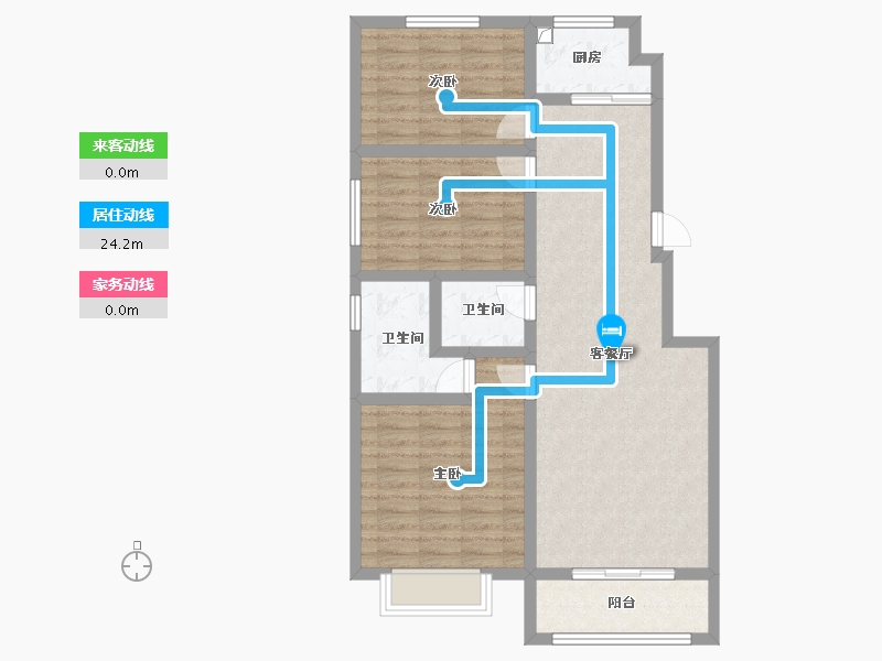 河北省-邢台市-晋合苑-88.00-户型库-动静线