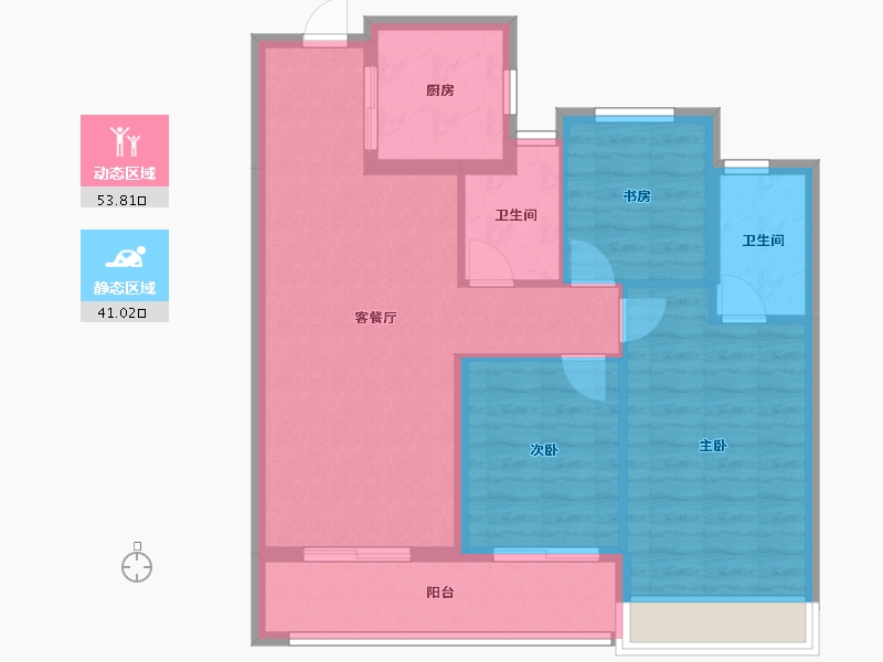 广东省-佛山市-招商悦府-116.80-户型库-动静分区